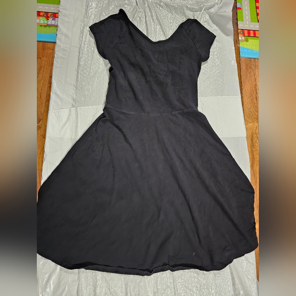 Size S Little Black Dress with Cutout in Back